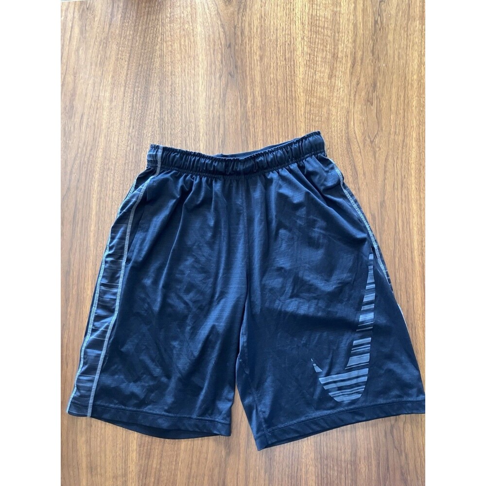 Nike Dri-Fit Mens Size Small Blue Basketball Athletic Shorts w/ Striped Swoosh
